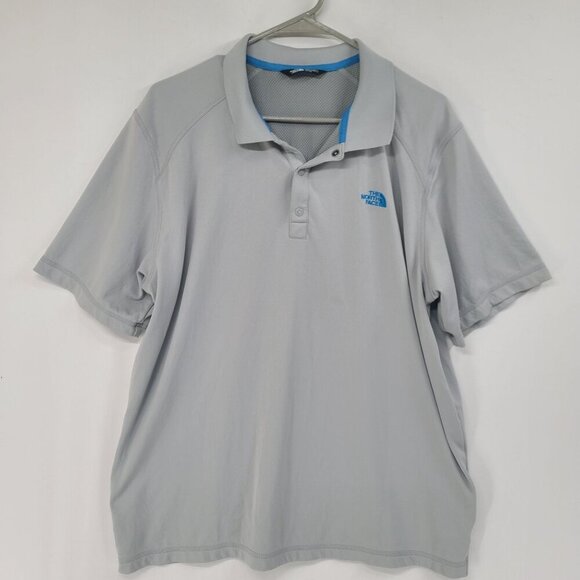 The North Face Other - The North Face Men's Athletic Moisture Wicking Polo Shirt Gray Size XL Gorpcore